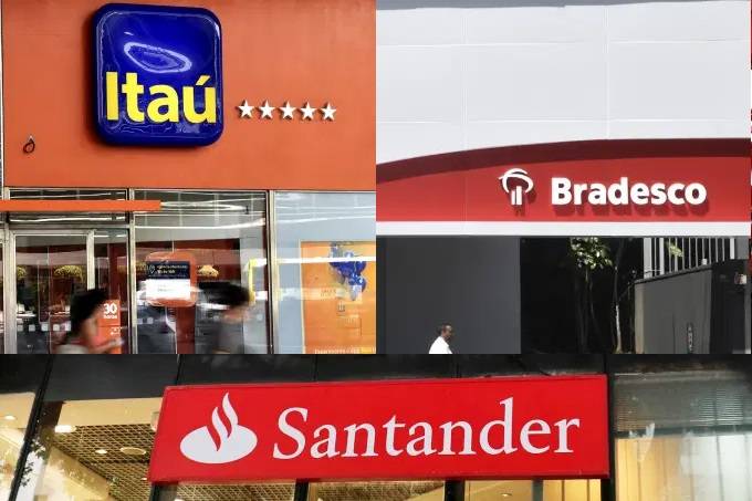Santander lucra, mas ações dos bancos perdem
