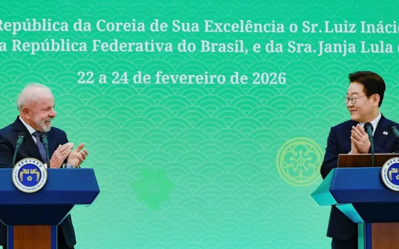 Lula firma parcerias comerciais em Seul com a Coreia do Sul