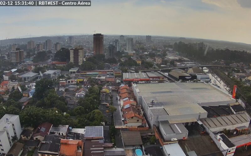 Temporais se alastram pelo Rio Grande do Sul em transmissão ao vivo nesta quinta-feira