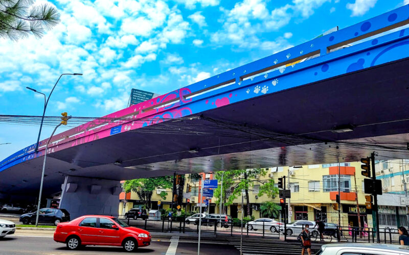 Concurso estabelece casal adotante para revitalização do espaço sob o Viaduto Tiradentes, na capital gaúcha