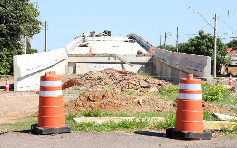 Construção de ligação entre Esteio e BR-448 está prestes a ser concluída