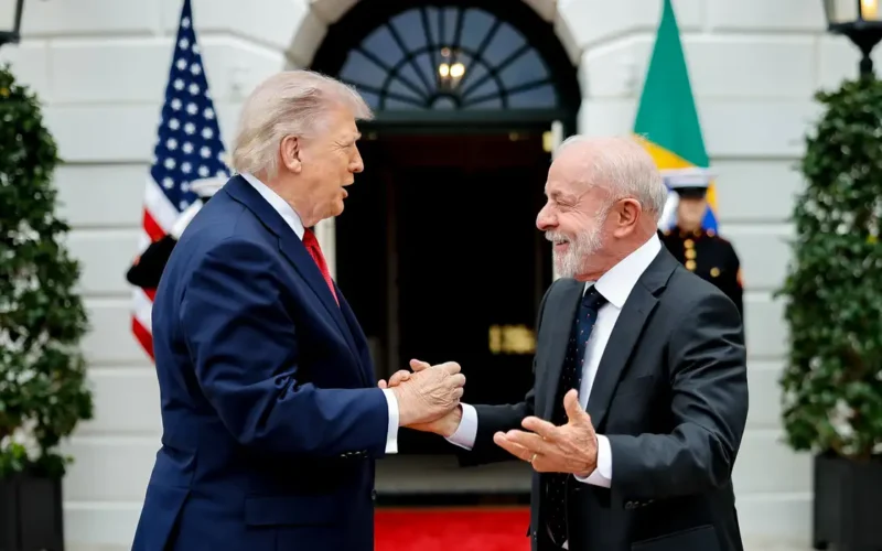 Lula encerra visita à Casa Branca após encontro com Trump