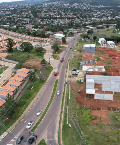 Iniciam as obras para duplicação da Estrada Caminho do Meio em Viamão
