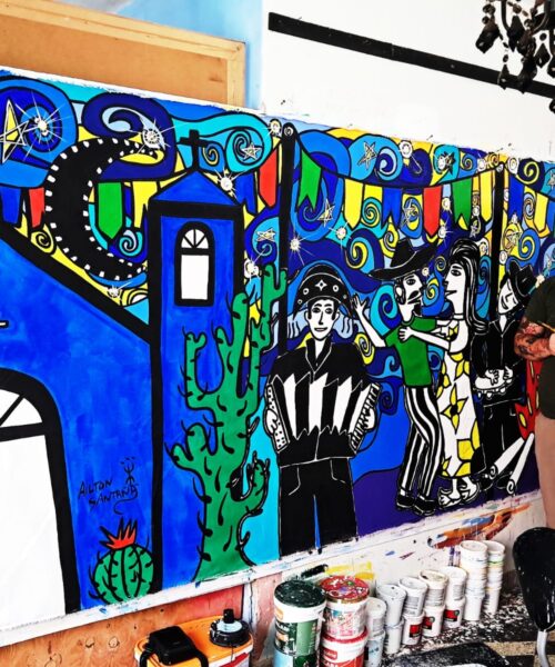 Entre cores e sentimentos, Ailton Santana constrói uma das trajetórias mais marcantes das artes visuais pernambucanas